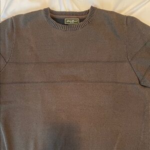 Eddie Bauer sweater.  Olive green/black.  Size Medium